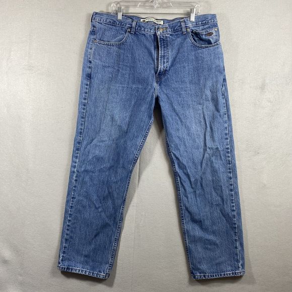 Harley-Davidson Other - Harley Davidson Genuine Motorclothes Blue Straight Leg Jeans Mens Zip Size 40/30